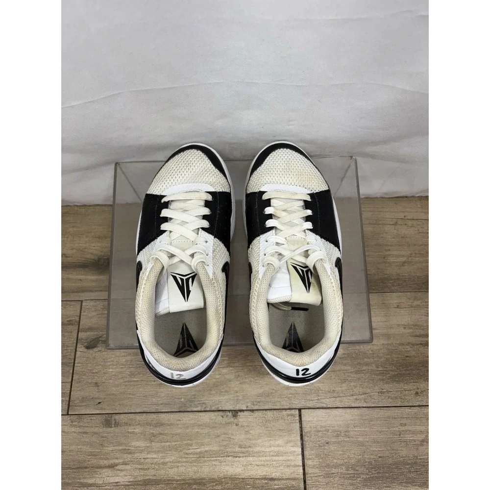 NIKE Ja Morant‎ 1 Scratch 2.0 DX2294-102 GS White Black Size 6y/7.5w
